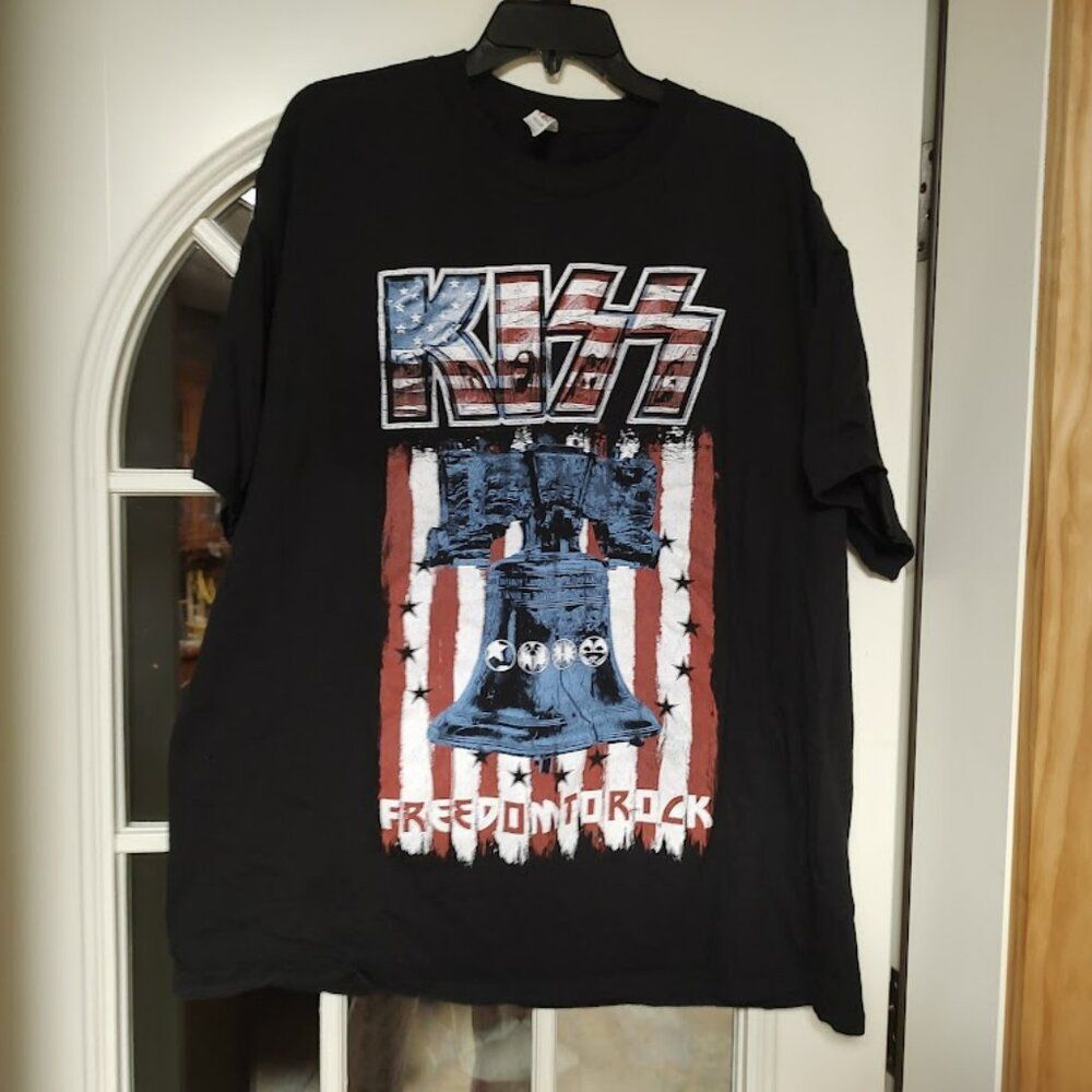Kiss Freedom To Rock Black 2016 Concert Shirt Size Adult 2xl Kiss Freedom To Rock Black 2016 Concert Shirt Size Adult 2xl